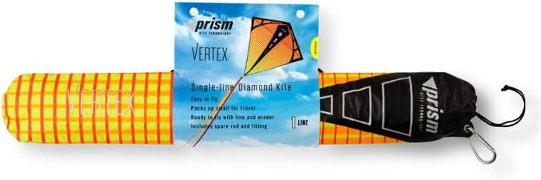 Prism Kite Technology Prism Kites Vertex Diamond – Classic Single-Line Kite – Easy to Assemble – Tail and Spare Parts Included - Image 3